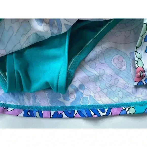 Talbots MIRACLESUIT Sz 6 Swim Skirt Light Control ~ Coastal Pastel EUC - Picture 4 of 6